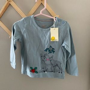 Baby Boden Christmas Top 12-18 months